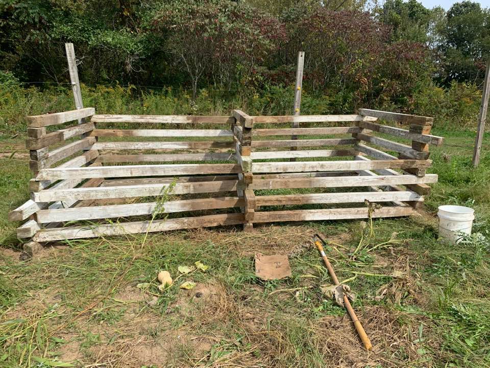 Building a Compost Cage